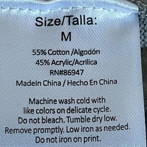 Women's Hello Kitty Snowman & Snowflakes Sweater Knit Cotton Winter Gray - Picture 9 of 10